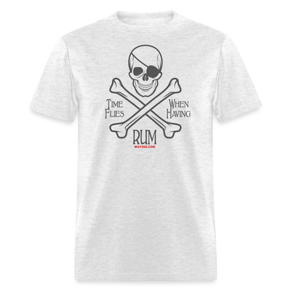 PIRATE RUM Unisex Classic T-Shirt 100% COTTON - light heather gray