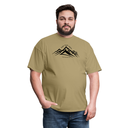 PUSH YOUR LIMITS Unisex Classic T-Shirt - khaki