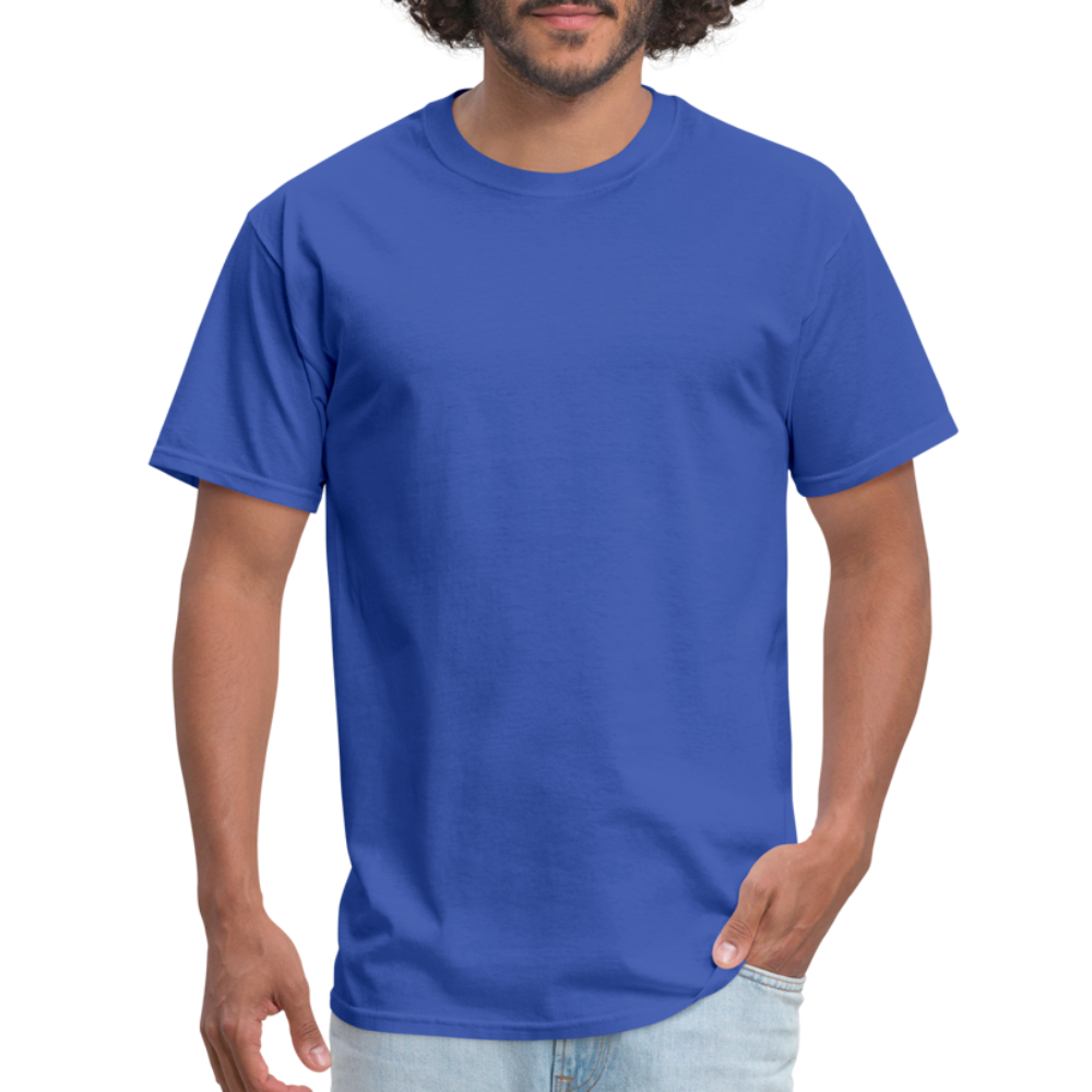 Give Up Cotton Tee - royal blue