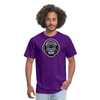 GORILLA HEADPHONES Unisex Classic T-Shirt - purple