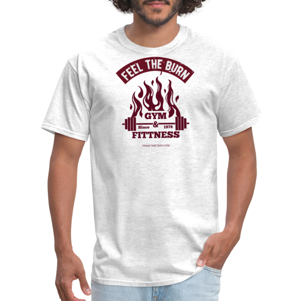 FEEL THE BURN Unisex Classic T-Shirt - light heather gray