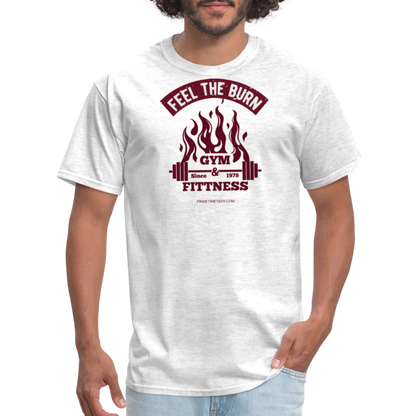 FEEL THE BURN Unisex Classic T-Shirt - light heather gray