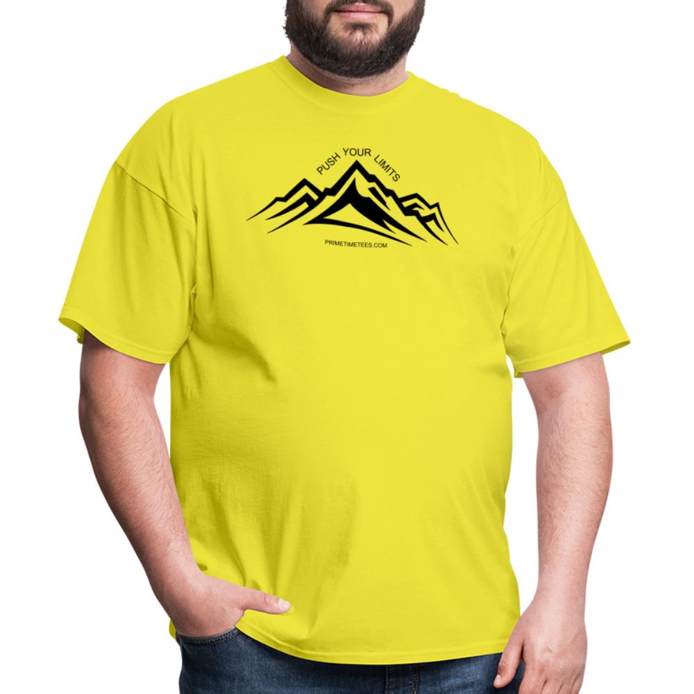 PUSH YOUR LIMITS Unisex Classic T-Shirt - yellow