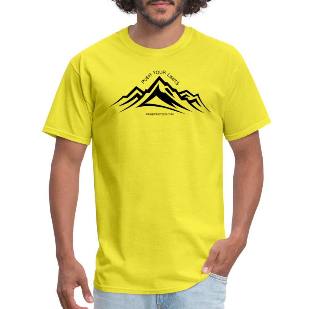 PUSH YOUR LIMITS Unisex Classic T-Shirt - yellow