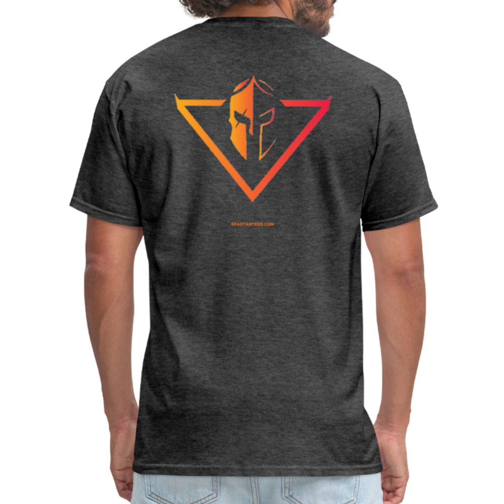 SPARTAN Triangle Large Back - heather black