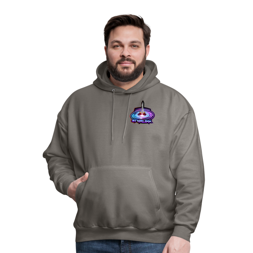 ST4RLINK Men's Hoodie Small Logo - asphalt gray