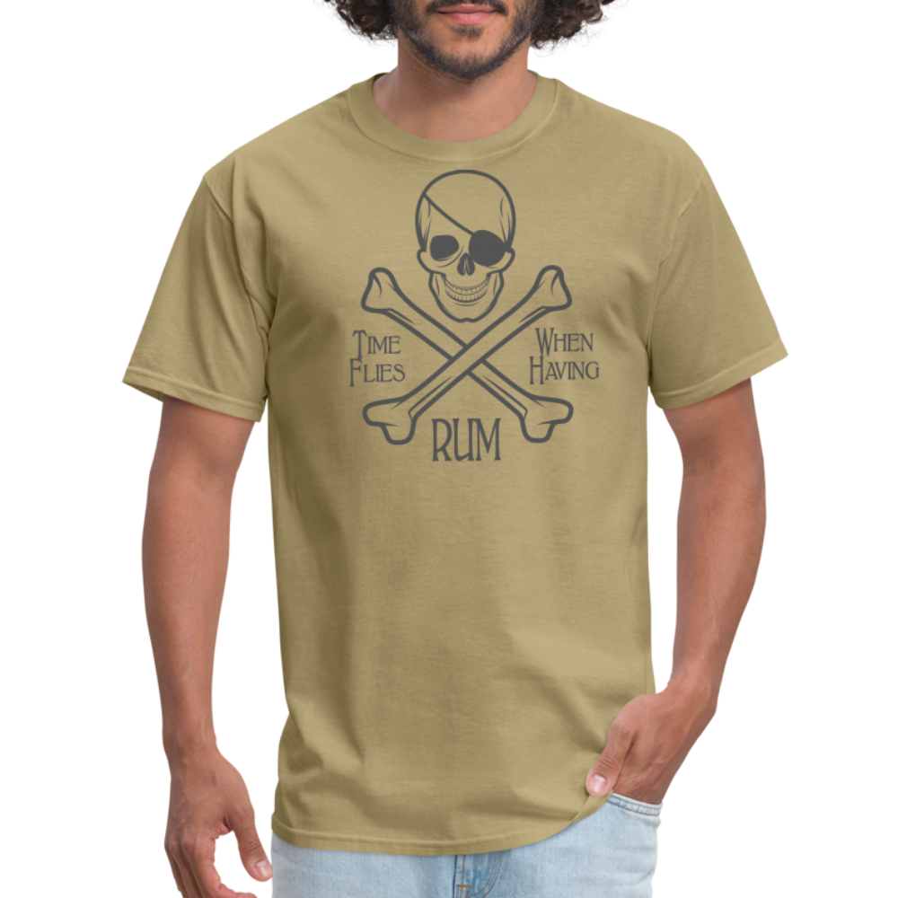 PIRATE RUM Unisex Classic T-Shirt 100% COTTON - khaki