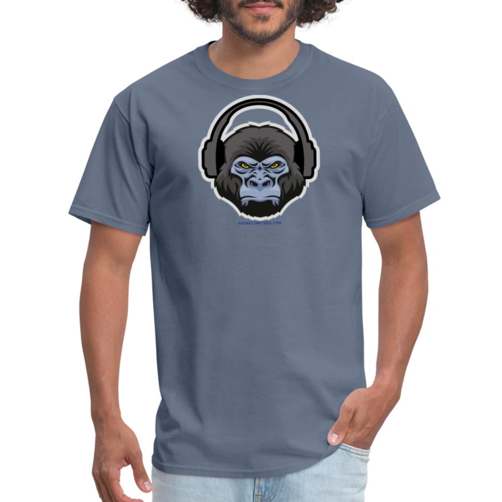 GORILLA HEADPHONES Unisex Classic T-Shirt - denim