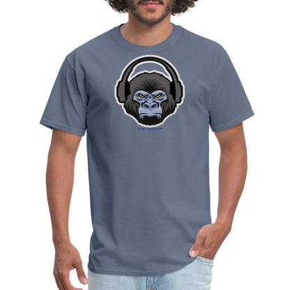 GORILLA HEADPHONES Unisex Classic T-Shirt - denim