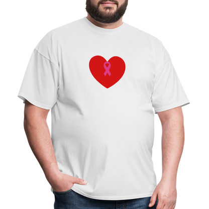 I HEART BOOBIES Unisex Classic T-Shirt - white