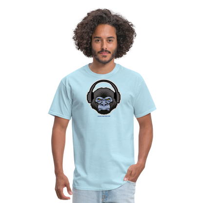 GORILLA HEADPHONES Unisex Classic T-Shirt - powder blue