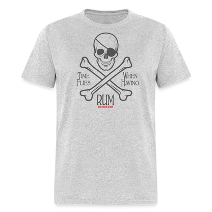 PIRATE RUM Unisex Classic T-Shirt 100% COTTON - heather gray