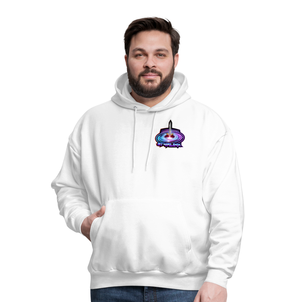 ST4RLINK Men's Hoodie Small Logo - white