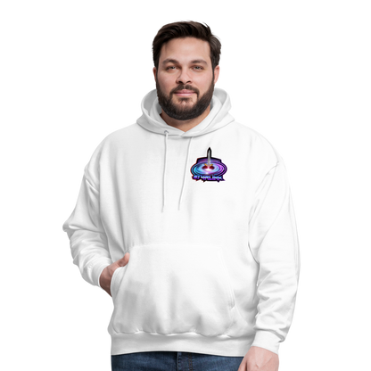 ST4RLINK Men's Hoodie Small Logo - white