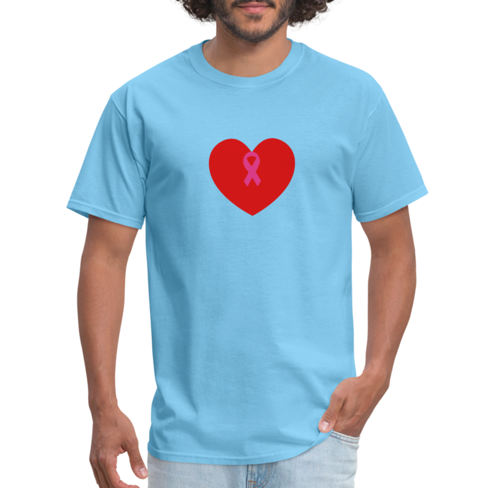 I HEART BOOBIES Unisex Classic T-Shirt - aquatic blue