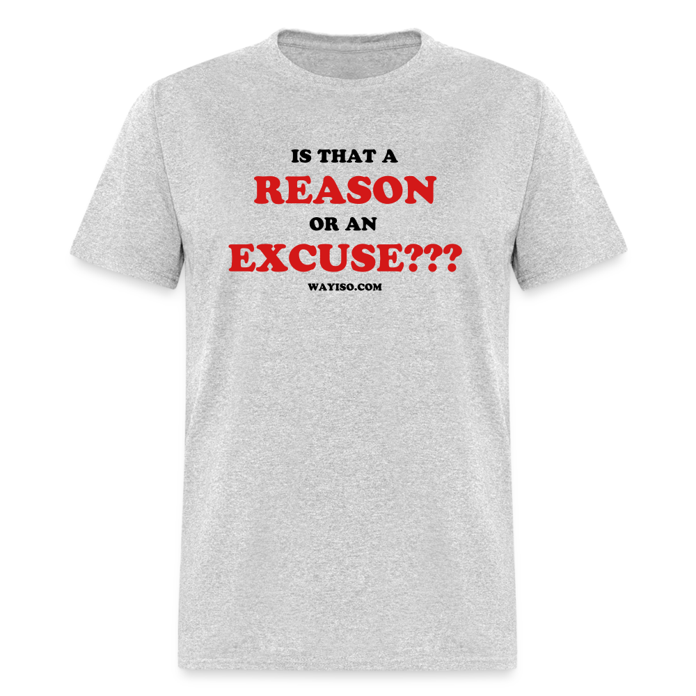 REASON OR AN EXCUSE - heather gray