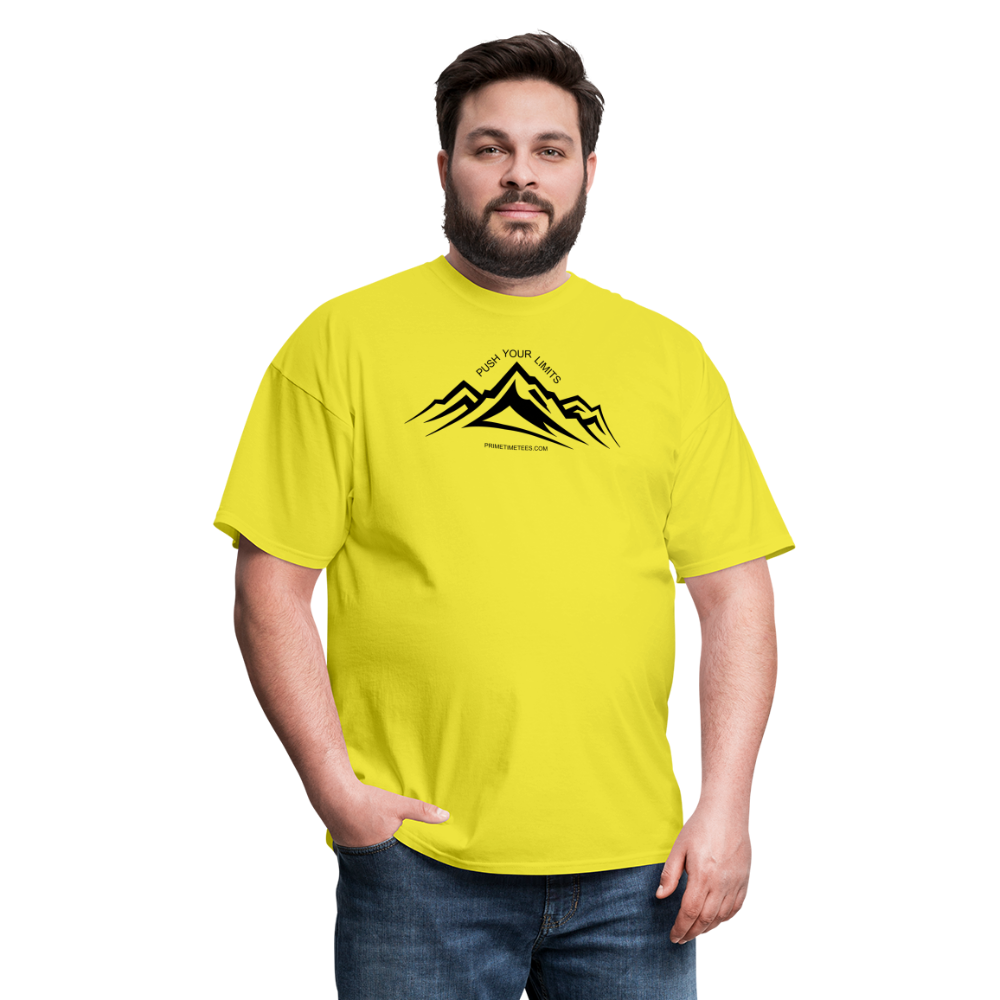 PUSH YOUR LIMITS Unisex Classic T-Shirt - yellow