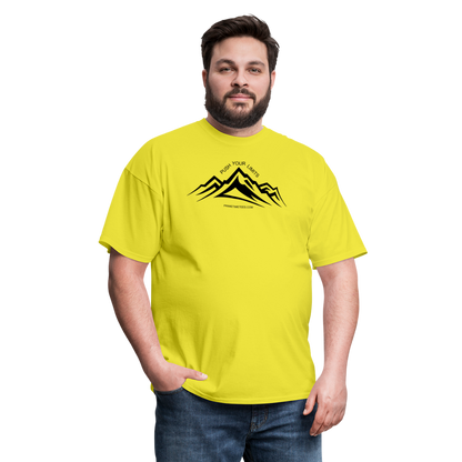 PUSH YOUR LIMITS Unisex Classic T-Shirt - yellow