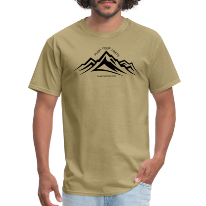 PUSH YOUR LIMITS Unisex Classic T-Shirt - khaki