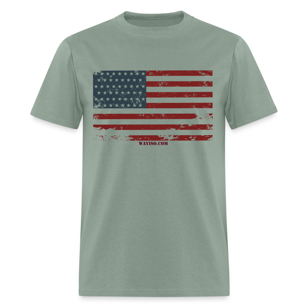 US FLAG - sage