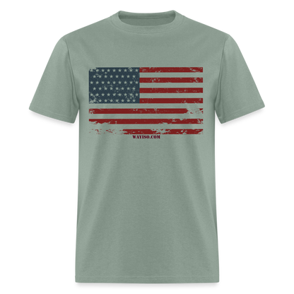 US FLAG - sage