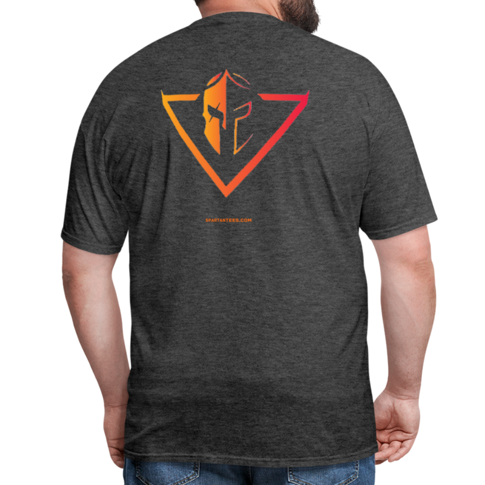 SPARTAN Triangle Large Back - heather black