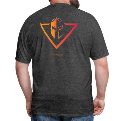 SPARTAN Triangle Large Back - heather black