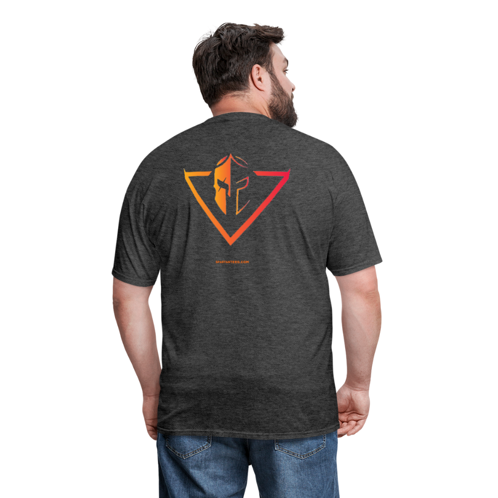 SPARTAN Triangle Large Back - heather black