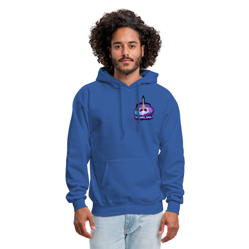 ST4RLINK Men's Hoodie Small Logo - royal blue