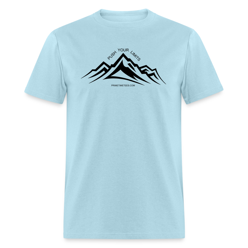 PUSH YOUR LIMITS Unisex Classic T-Shirt - powder blue