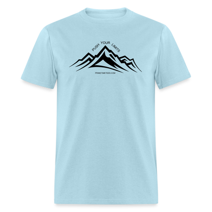 PUSH YOUR LIMITS Unisex Classic T-Shirt - powder blue