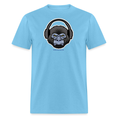 GORILLA HEADPHONES Unisex Classic T-Shirt - aquatic blue