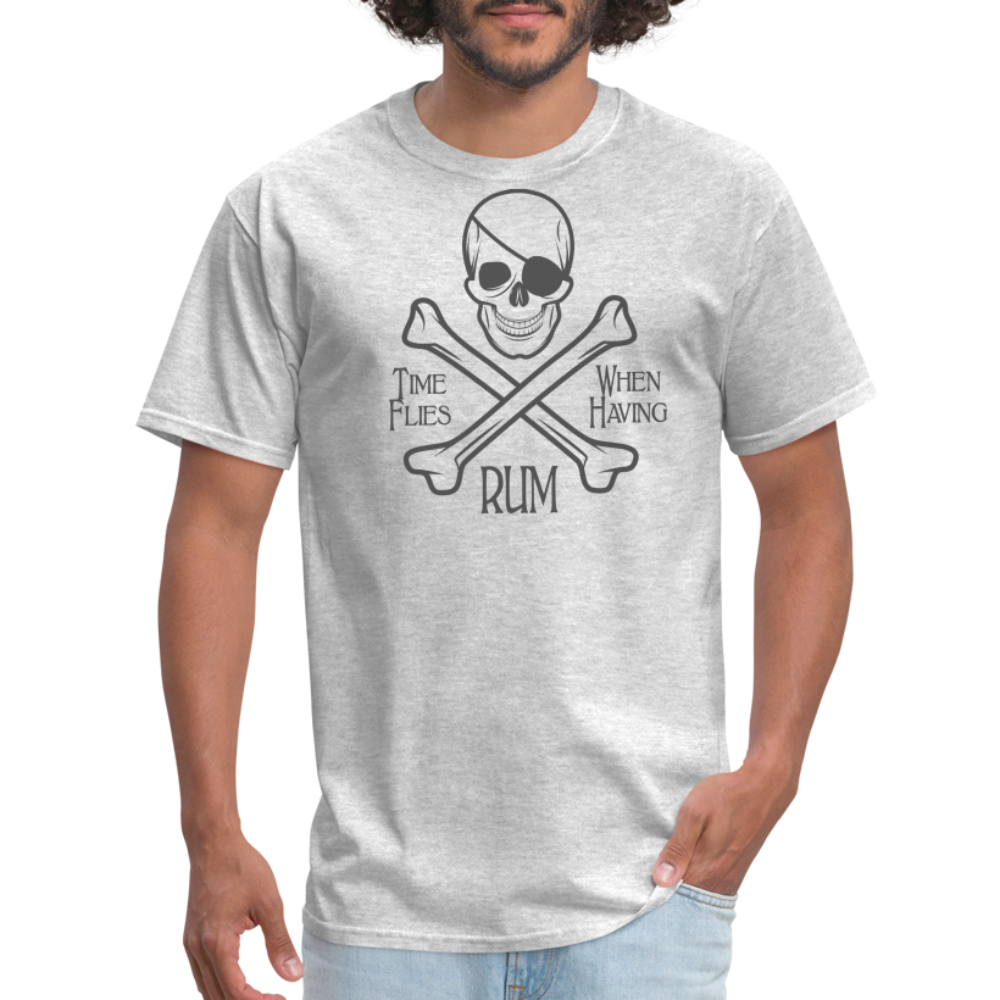 PIRATE RUM Unisex Classic T-Shirt 100% COTTON - heather gray