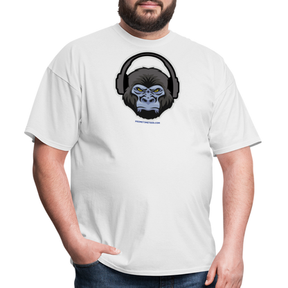 GORILLA HEADPHONES Unisex Classic T-Shirt - white