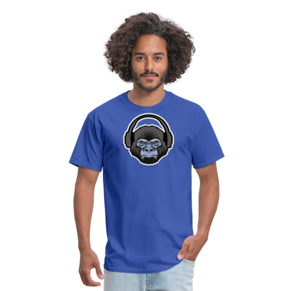 GORILLA HEADPHONES Unisex Classic T-Shirt - royal blue