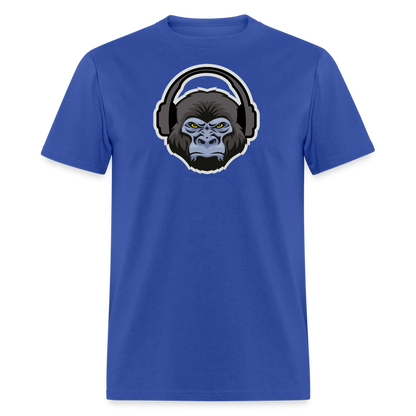 GORILLA HEADPHONES Unisex Classic T-Shirt - royal blue