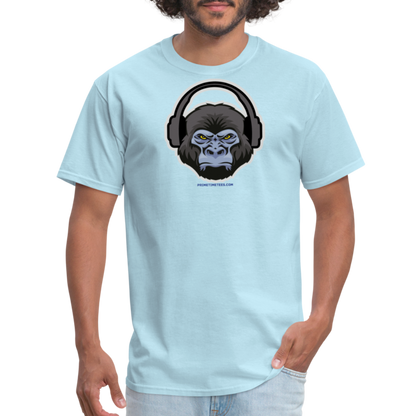 GORILLA HEADPHONES Unisex Classic T-Shirt - powder blue