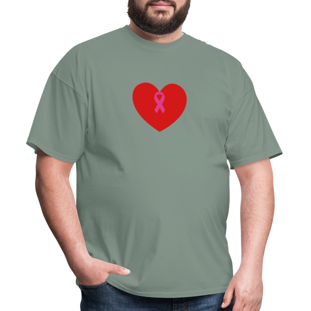 I HEART BOOBIES Unisex Classic T-Shirt - sage