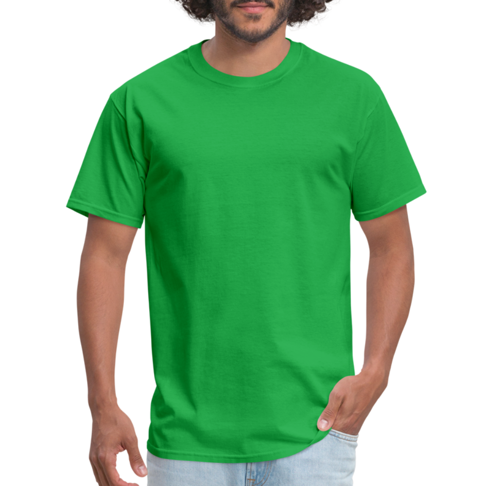 Give Up Cotton Tee - bright green