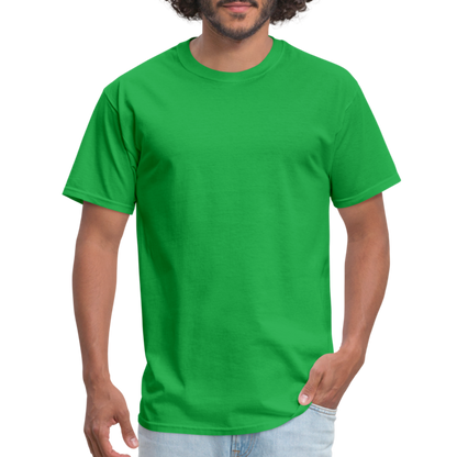 Give Up Cotton Tee - bright green