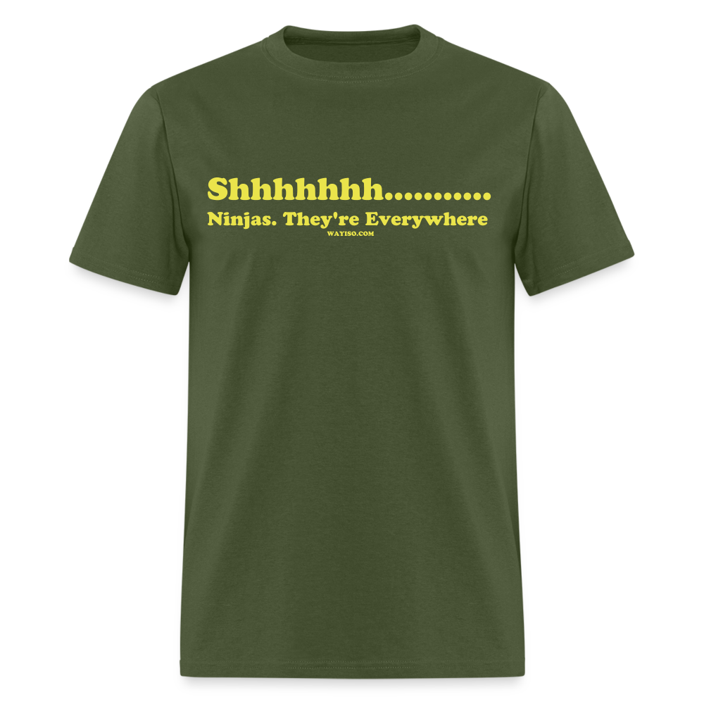 Shhhh.... Ninjas - military green