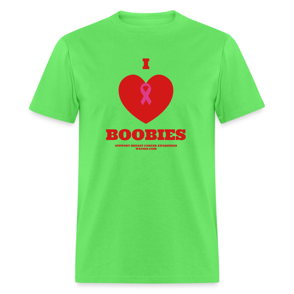 I HEART BOOBIES Unisex Classic T-Shirt - kiwi