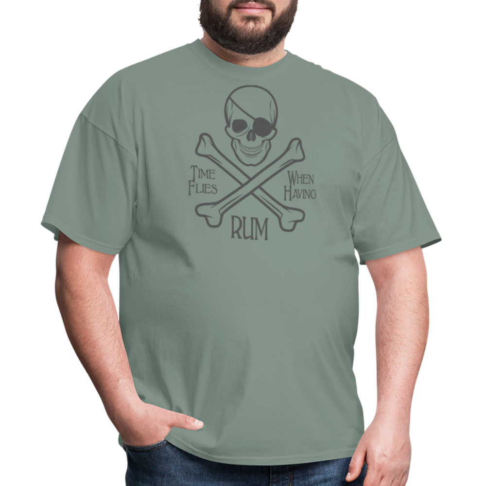 PIRATE RUM Unisex Classic T-Shirt 100% COTTON - sage