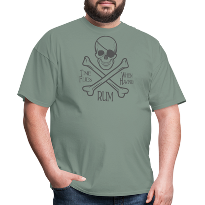 PIRATE RUM Unisex Classic T-Shirt 100% COTTON - sage