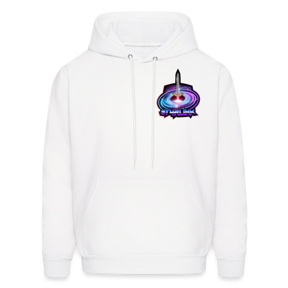 ST4RLINK Men's Hoodie Small Logo - white