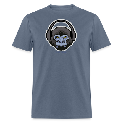 GORILLA HEADPHONES Unisex Classic T-Shirt - denim