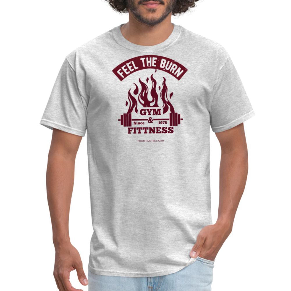 FEEL THE BURN Unisex Classic T-Shirt - heather gray