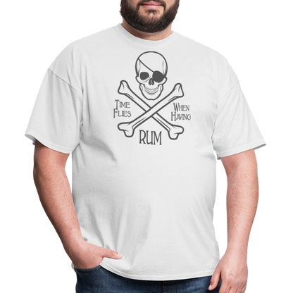 PIRATE RUM Unisex Classic T-Shirt 100% COTTON - white