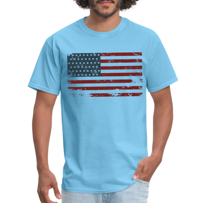 US FLAG - aquatic blue