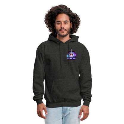 ST4RLINK Men's Hoodie Small Logo - charcoal grey